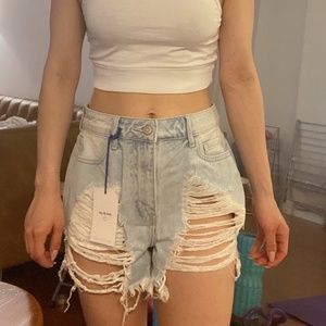 Forever 21 Distressed Denim Shorts